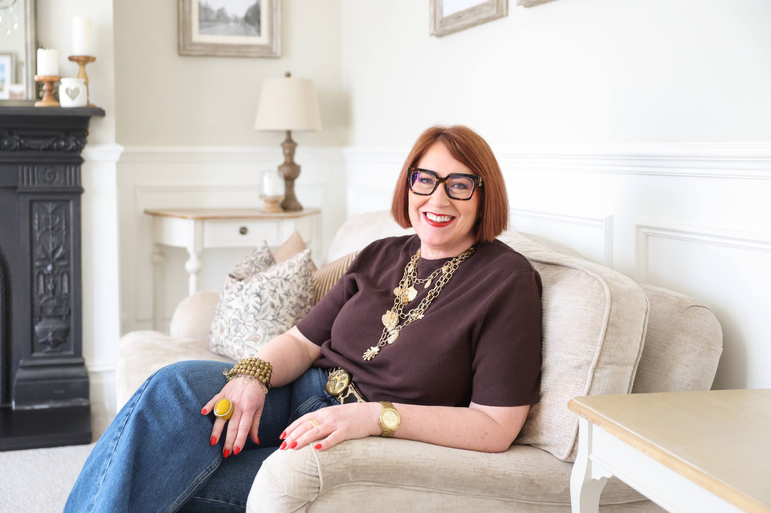 Woman embracing personal change and becoming more confident in herself